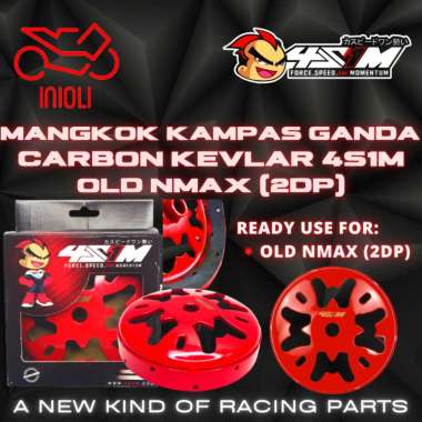 MANGKOK KAMPAS GANDA RACING 4S1M CARTEL KARTEL CARBON KEVLAR ANTI GREDEK OLD NMAX 2DP N MAX LAMA
