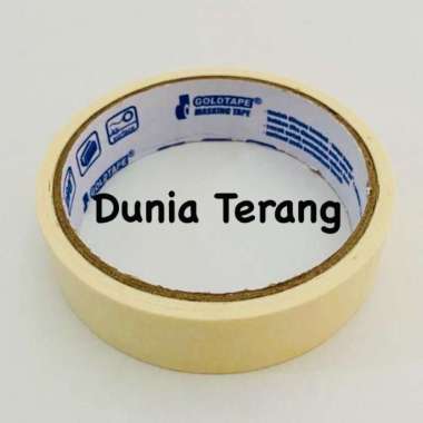 Isolasi Kertas 24 mm GOLDTAPE Masking Tape 1in GOLD TAPE Lakban Kertas