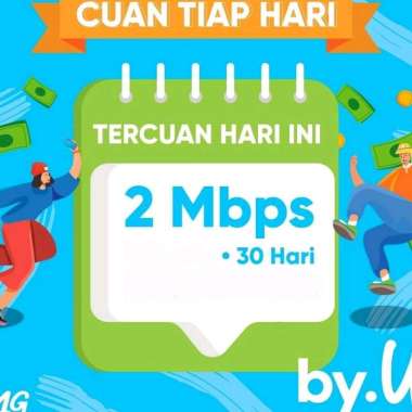 PROMO Kartu Perdana by.U Telkomsel Unlimited 1.5 Mbps 30 hari