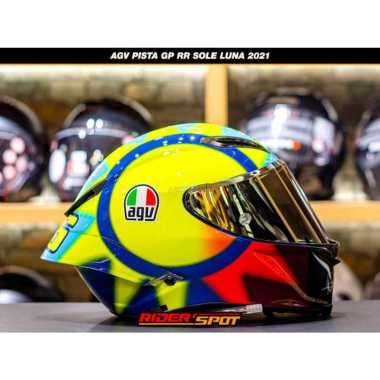 Helm Motor AGV Pista GP RR Soleluna 2021 Full Face Helmet Ori Italy XXL
