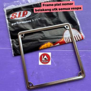 Frame plat nomor belakang utk semua vespa