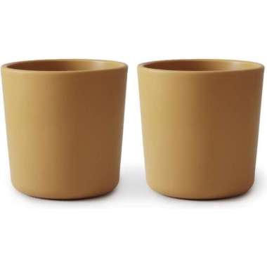 Mushie Cup / Cangkir Gelas Minum Anak Mustard