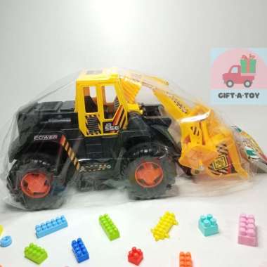 GIFTATOY MAINAN ANAK MOBIL DORONG EXCAVATOR BEKO BESAR JUMBO JG 556 MURAH