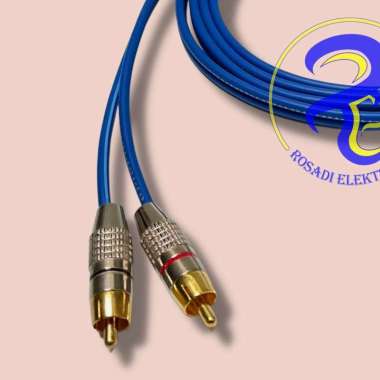 kabel xlr canon female 3 pin to rca male cable audio konektor 4 METER