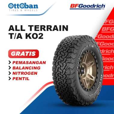 BF Goodrich ALL-TERRAIN T/A KO2 LT265/65 R17 116/113S RWL Ban Mobil - Jasa Home Service