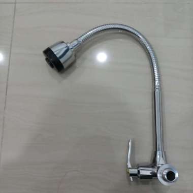 kran angsa flexibel kepala jumbo / kran air angsa nikel putar