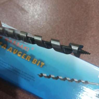 mata bor kayu auger bit mata bor spiral wood auger bit 12mm×230mm