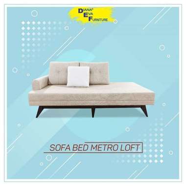 Sofa Bed Metro Loft - Diana Eva Furniture CREAM/COMBINE