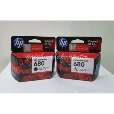 HP Original Ink Cartridge 680 Black + 680 Color SET Black