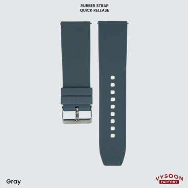 Strap Rubber Tali Karet Jam Tangan Expedition Seven Friday 26mm 28mm 28mm Gray