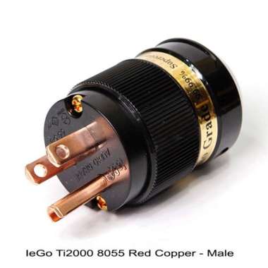 IeGo CABLE Ti2000 8055 Red Copper - Male BLACK