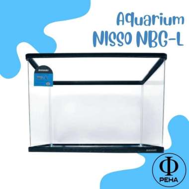 Aquarium Lengkung Nisso Akuarium Kaca Japan Standar NBG-L