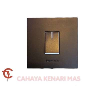Saklar Single Panasonic Style Hitam