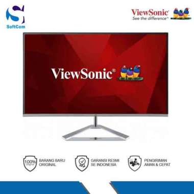 ViewSonic VX2476-SMHD Monitor Komputer [24 Inch/IPS/75Hz] Black