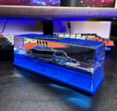 Aquarium Kapal Mini UPZme - kapal titanic kapal titanic