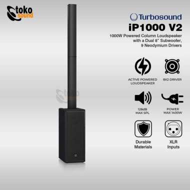 Turbosound iNSPIRE iP1000 V2 1000 watt Speaker Column PA System