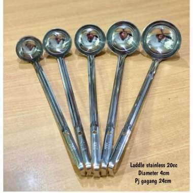 Ladle stainless 20cc / Centong Gula cair