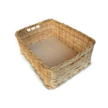 keranjang rotan kotak / box rotan