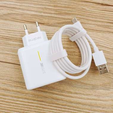 Charger Realme X50 Pro Super Vooc Type C Fast Charging ORI