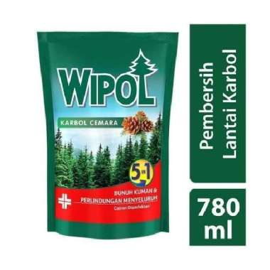 Wipol Karbol Cemara 780 ml | Pembersih Lantai Wipol Karbol Cemara 780