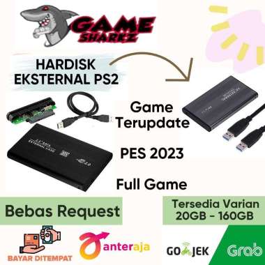 Hdd External PS2 Full Games - Hardisk External ps2 160GB