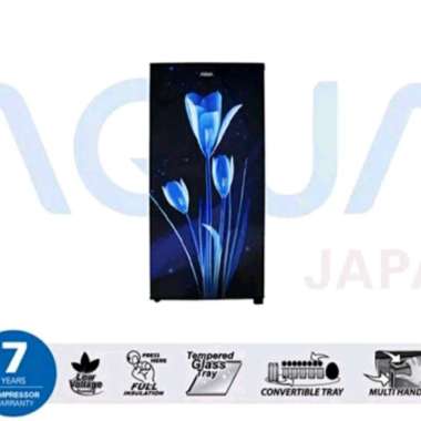 Kulkas 1 Pintu AQUA AQR-D181 | Lemari es AQRD181 AQRD 181 ds ls lk lb LB BLUE