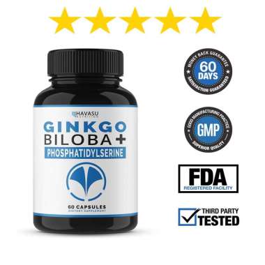Suplemen Kuat Daya Ingat Ginkgo Biloba + Phosphatidylserine Ampuh