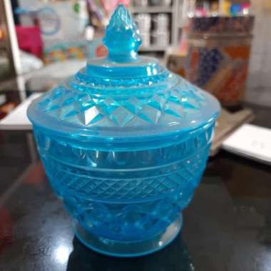 Toples Plastik Mika Tebal Motif Kristal