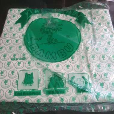 kresek bambu putih besar