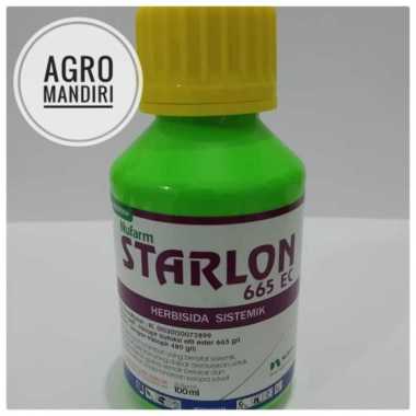 Starlon 665 EC 100 ml Kemasan Plastik Baru Racun Gulma Kayu Pakis Pohon