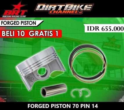 PISTON BRT FORGED 70.00 70 mm PIN 14