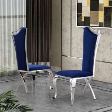 CREDENZA - kursi stainless steel sandaran santai . kursi makan stainless
