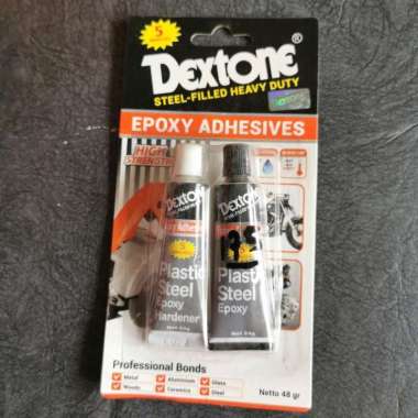 Dextone 5 Menit Lem Besi Plastic Steel 48gr Ready Bandung