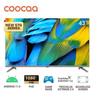 COOCAA 43S7G SMART Digital LED TV Android 11.0 43inch 43 S 7 G TV+BRACKET
