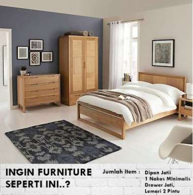 Kamar Set Jati Model Lengkap Tempat Tidur Jati Lengkap Terbaru Murah - Dipan 120x200 Dipan 120x200