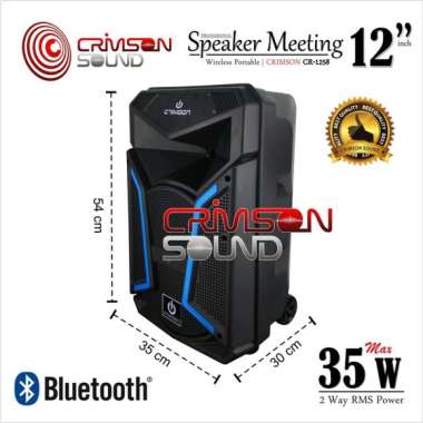 Speaker Meeting Crimson 12inch CR 1258 Hitam