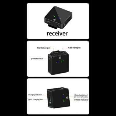 MICROPHONE MIC CLIP ON WIRELESS FOR CAMERA DAN HP SK750 MICROPHON DUAL