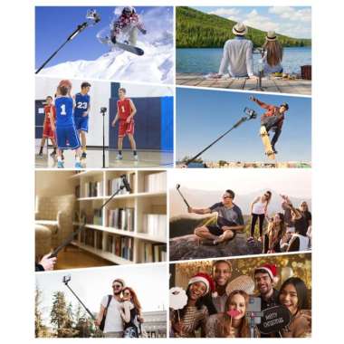 COSTA INVISIBLE SELFIE STICK MONOPOD / TONGSIS ACTION CAM 360, GIMBAL - 130CM 130cm