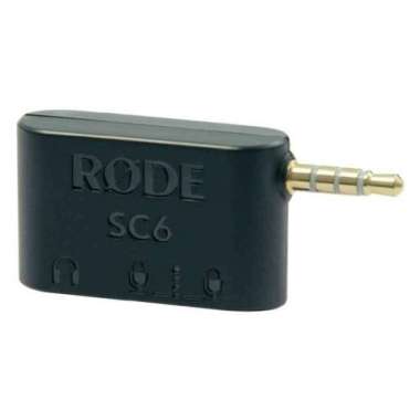 RODE SC6 DUAL MICROPHONE INPUT AND HEADPHONE MARTPHONE AUDIO SPLITTER