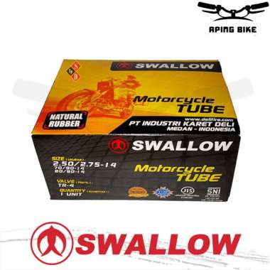 Ban Dalam Swallow 2.50/2.75-14 Ban Dalam Motor (80/90-14) Ring 14