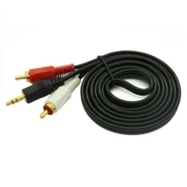 Kabel Audio Jack 3.5mm to 2 Rca - Kabel Audio Jack 3 Meter
