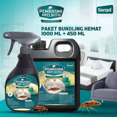 Paket Anti Kutu Kasur Kutu Busuk Tungau Tumila Kasur Sofa 1L + 470ml