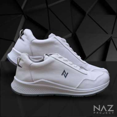 ELGIN |MNM x NAZ| Sepatu Sneakers Pria Casual Sepatu Olahraga Sport 39 White