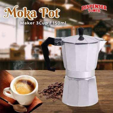 MOKA POT ESPRESSO MAKER / MOKA POT COFFEE 3CUP / MOKA POT ESPRESSO - LORENA