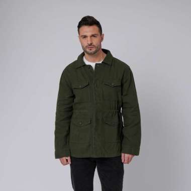 CELCIUS Jacket Coat LIN000294C Hijau XL