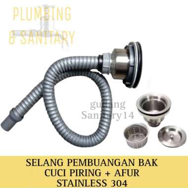 selang afur flexible pembuangan bak cuci piring selang pembuangan bak cuci piring + afur stainless 3