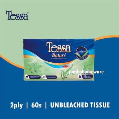 Tessa Nature Unbleached Tissue 60 Sheet 3 PLY