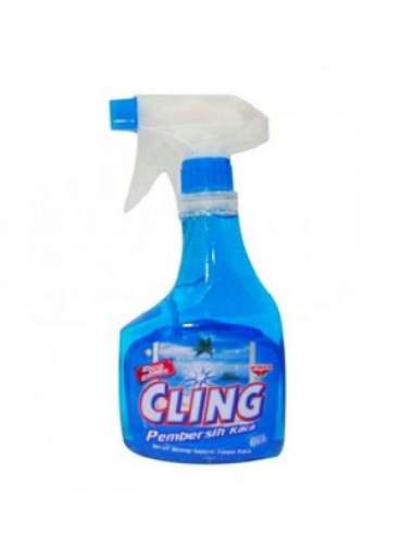 CLING GLASS CLEANER (PEMBERSIH KACA) BOTOL 425ml