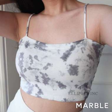 ELLIPSESINC Tank Top Crop dan Tank Top Panjang Tie Dye CROP L MARBLE