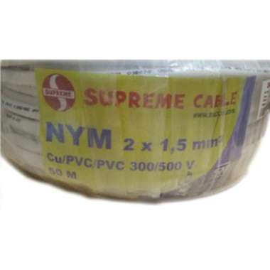 Kabel Kawat Supreme NYM 2 X 1.5mm/5 meter